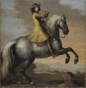 Carlo XI, re di Svezia, a cavallo, 1672 da David Klöcker Ehrenstrahl