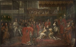 Incoronazione della regina Ulrika Eleonora la Vecchia (1656-1693) da David Klöcker Ehrenstrahl