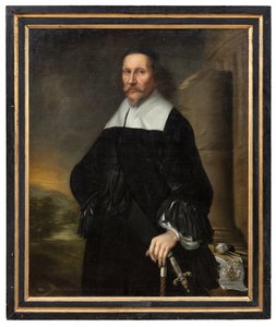 Georg Stiernhielm (1598-1672), antiquario nazionale, archivista nazionale e poeta, 1663 da David Klöcker Ehrenstrahl