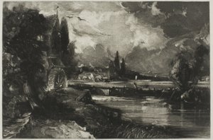 Un mulino, da Paesaggio inglese da David Lucas