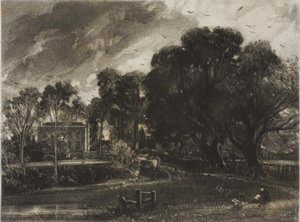 Frontespizio del Paesaggio Inglese di Mr. Constable, East Bergholt, Suffolk