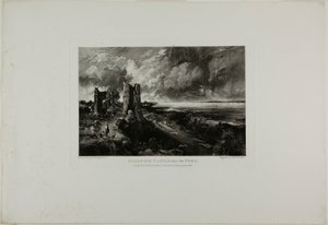 Castello di Hadleigh vicino al Nore da David Lucas