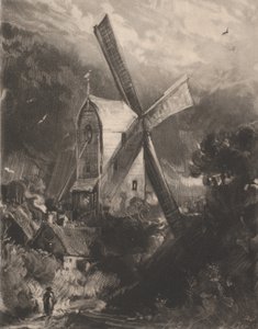 Mulino vicino a Brighton, 1829 da David Lucas