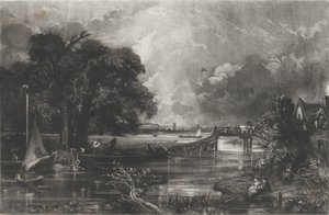 Fiume Stour, 1831 da David Lucas