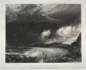 Vari soggetti di paesaggio, caratteristici del paesaggio inglese da dipinti di John Constable, R.A.: Weymouth Bay, Dorsetshire da David Lucas