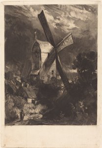 Mulino vicino a Brighton da David Lucas after John Constable