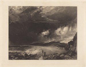 Baia di Weymouth da David Lucas after John Constable