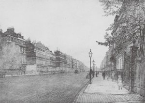 Londra: Portland Place da David Muirhead (after) Bone