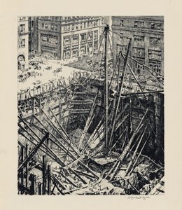 Uno scavo a Manhattan