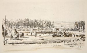 Un capolinea ferroviario, illustrazione da 