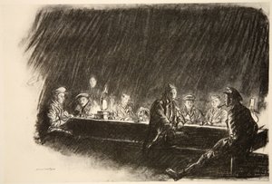 Un pasto del Royal Flying Corps, illustrazione da 