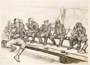 Il guerriero felice, illustrazione da 