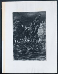 Notte ventosa, Stoccolma da David Muirhead Bone