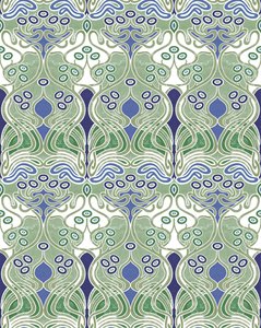 Beauclair Pale Green,2018 (tecnica mista digitale) da David Newton