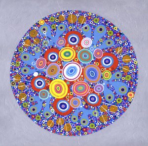 Mandala 1, 2016 (acrilico su tela)