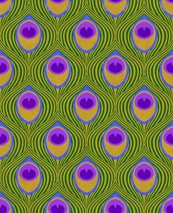 Giallo pavone, 2019 (tecnica mista digitale) da David Newton