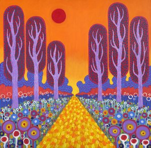 La strada per Fauvesville, 2013 da David Newton