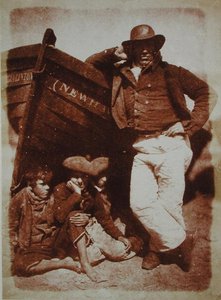 Un pescatore di Newhaven e ragazzi, c.1843-47