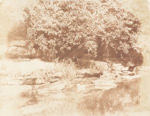 Burnside, Fife Isola nel fiume Almond da Hill and Adamson