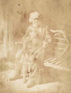 Rev. Dr. Thomas Chalmers e Thomas Chalmers Hanna, 1843-47. Creatori: David Octavius Hill, Robert Adamson, Hill & Adamson da Hill and Adamson
