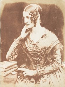 Donna non identificata, 1843-47. Creatori: David Octavius Hill, Robert Adamson, Hill & Adamson da Hill and Adamson