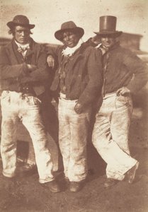 Alexander Rutherford, William Ramsay e John Linton, 1843-1847 (foto) da David Octavius Hill
