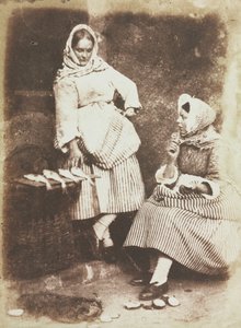 Pescivendole di Newhaven, Jeanie Wilson e Annie Linton da David Octavius Hill