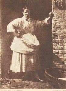 Una pescatrice di Newhaven da David Octavius Hill and Robert Adamson