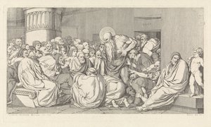 Geremia davanti al tempio da David Pièrre Giottino Humbert de Superville