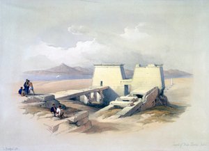 Tempio di Wady Saboua, Nubia da David Roberts, Louis Haghe