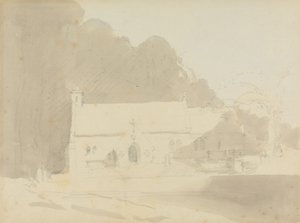 Una chiesa di campagna da David Roberts