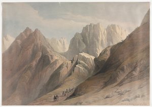 Ascesa della gamma inferiore del Sinai da David Roberts