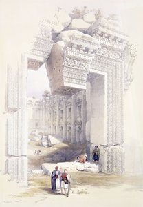 Baalbec, 7 maggio 1839, c.1842-1849 da David Roberts