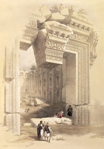 Baalbec, 7 maggio 1839, tavola 81 dal Volume II di 