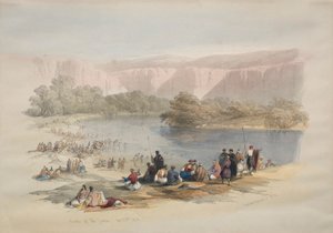 Sponde del Giordano da David Roberts