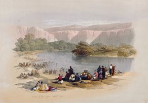 Sponde del Giordano, 2 aprile 1839, tavola 48 dal Volume II di 