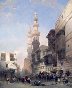 Il Cairo, la Porta dei Metalli". da David Roberts