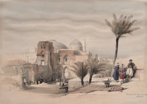 Chiesa del Santo Sepolcro, Gerusalemme, 1839 da David Roberts