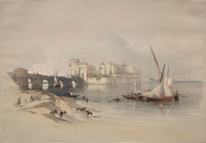 Cittadella di Sidone, 1839 da David Roberts