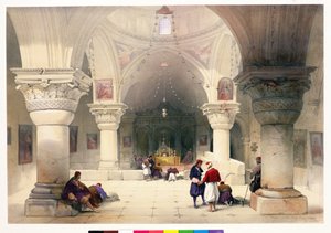 Cripta del Santo Sepolcro, Gerusalemme, tavola 20 dal Volume I di 