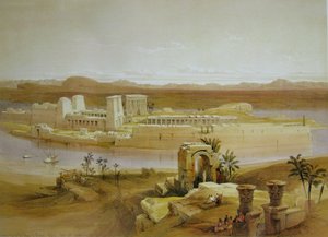 David Roberts Isola del Tempio Philae da David Roberts