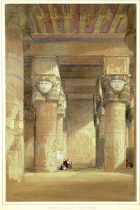 Dendera antica Tentyris da David Roberts