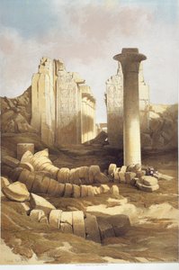 Egitto, Sala delle Colonne del Tempio di Karnak da David Roberts