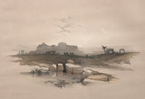 Eleutheropolis o la moderna Beit-Jibrin da David Roberts