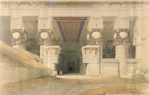 Facciata del Tempio di Hathor, Dendarah, da 