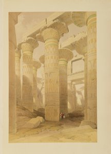 Sala delle Colonne, Karnak, da Egitto e Nubia, Vol.1 da David Roberts