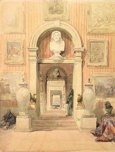 Interno della Thirlestaine House, Cheltenham da David Roberts