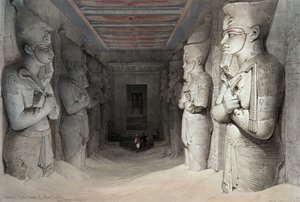 Interno del Tempio di Aboo Simbel, da 