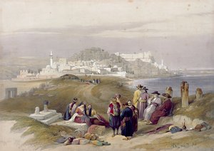 Jaffa, antica Joppa, 16 aprile 1839, tavola 61 dal Volume II di 
