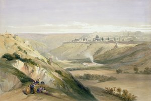 Gerusalemme, 5 aprile 1839 da David Roberts